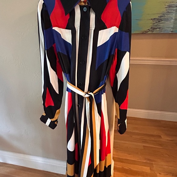 Farm Rio Striped Shirt Dress - Picture 2 of 4